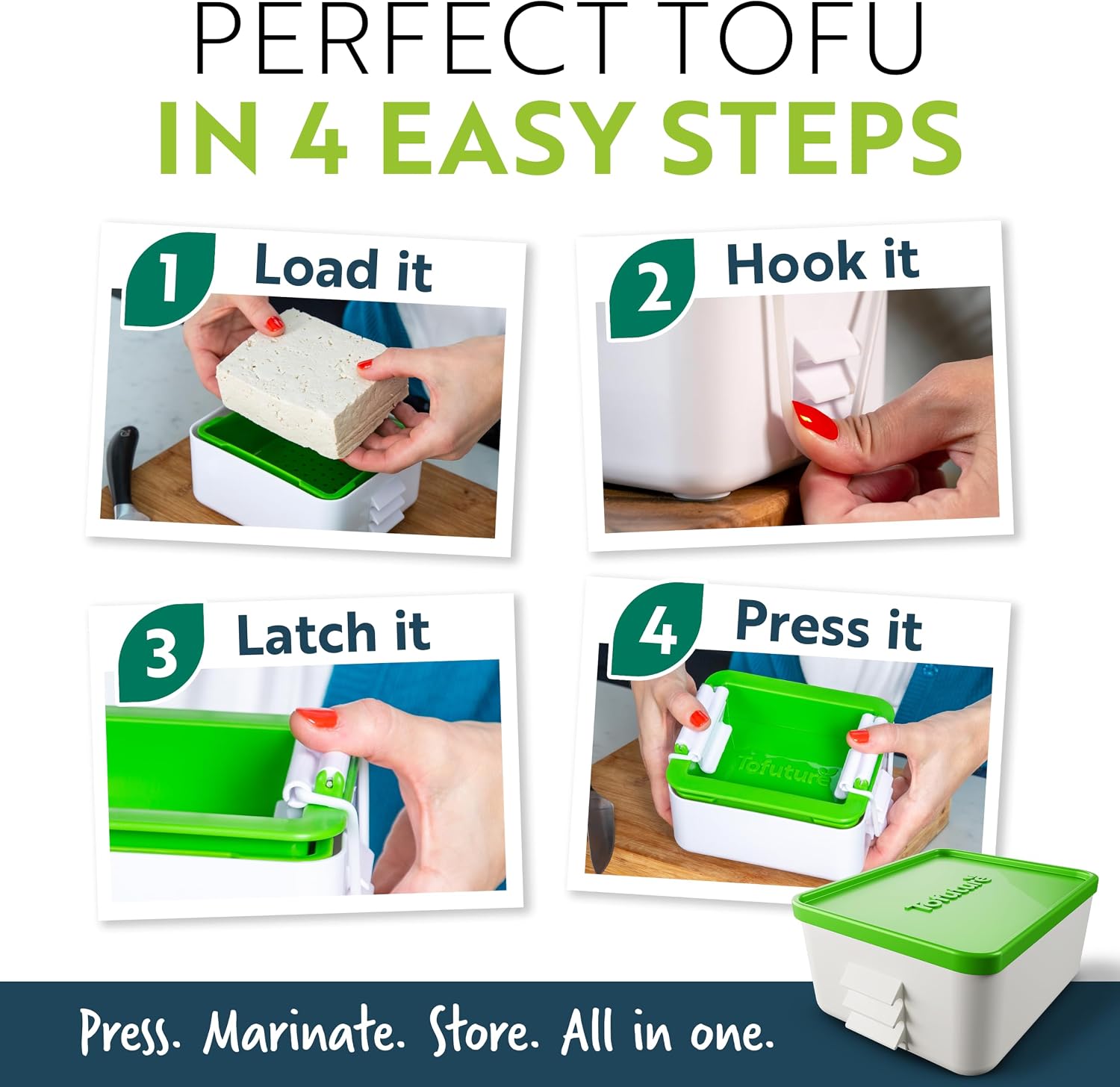 Thumbnail 6 de Tofuture Tofu Press — The Original and Best Tofu Press for Extra Firm, Crack-Free Tofu