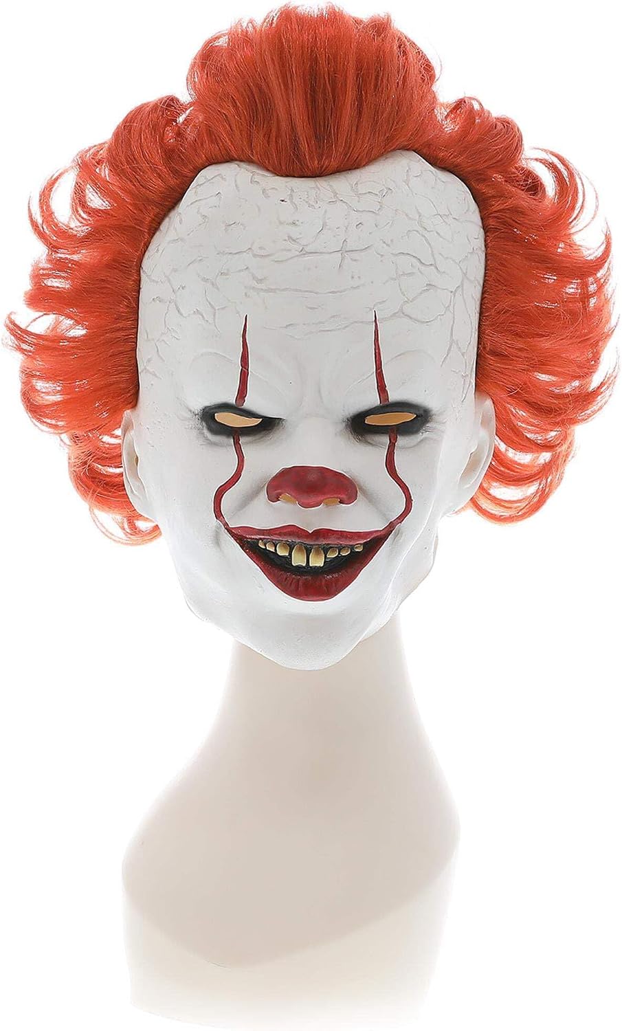Detalle 2 de Smiffys IT Chapter 2 máscara Pennywise cabeza completa ðŸŽ