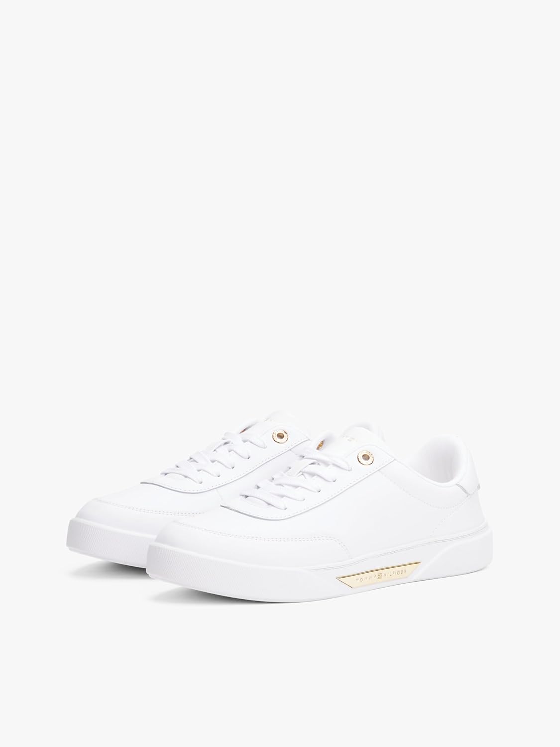Thumbnail 1 de Tommy Hilfiger Donna Sneakers Essential Chic Court in Pelle – bianco, suola preformata, taglia 41