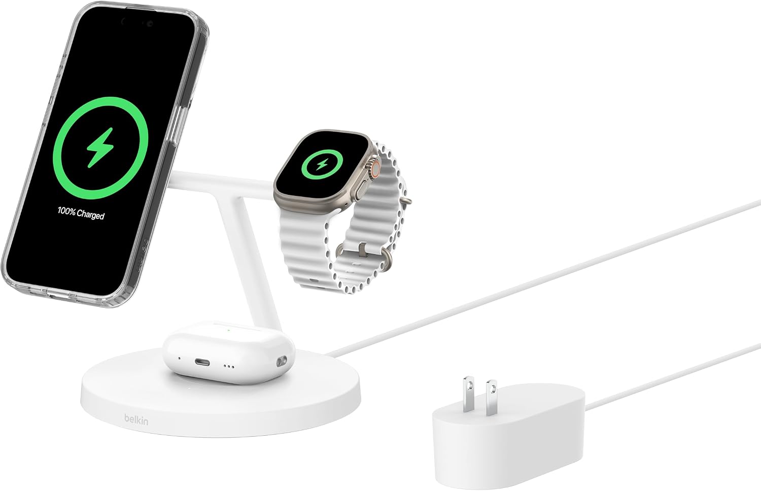 Detalle de Belkin BoostCharge 15W 3-in-1 Charger