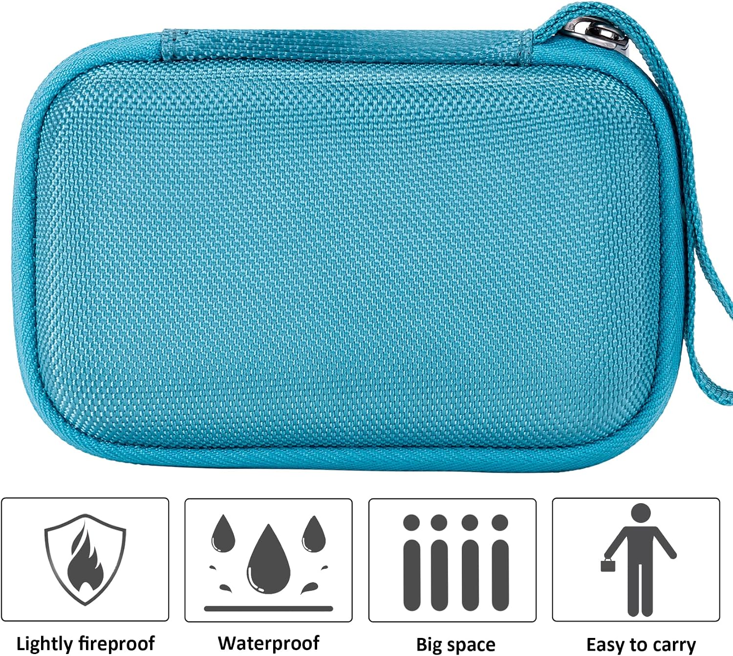 Detalle 2 de Khanka Hard Protective Case Misty Blue 5000mAh
