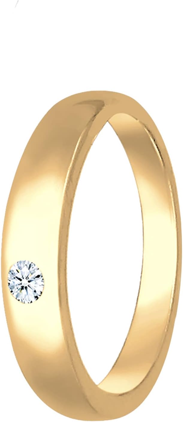 Detalle de Elli DIAMONDS Anhänger Taufring Kinder 585 Gelbgold