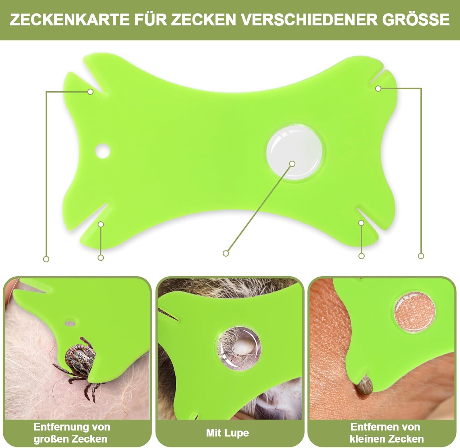Thumbnail 3 de Nepfaivy Zeckenzange 8er-Set für Haustiere