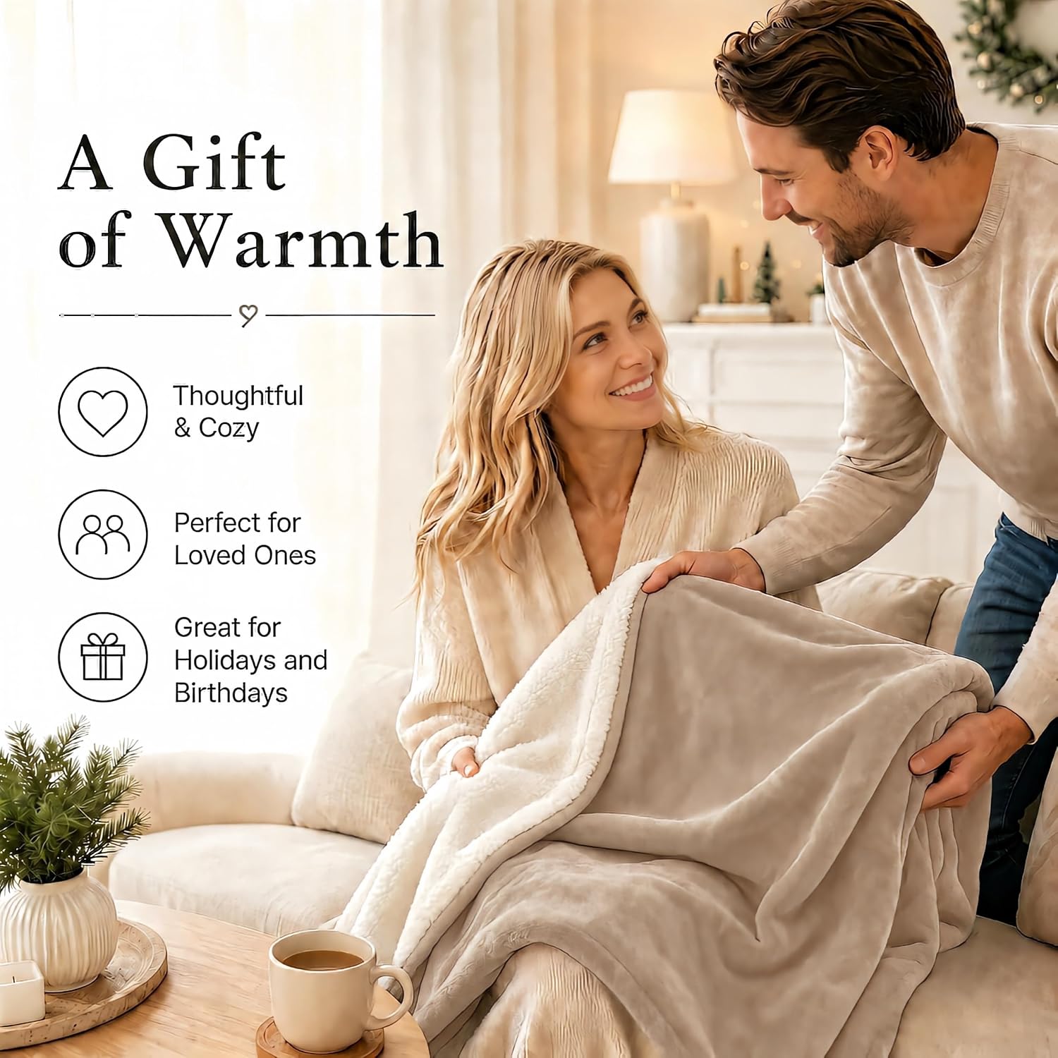 Thumbnail 3 de RALYSUN WDJ-EBA-BL-QS Heated Blanket, Queen 84" x 90", Dual Controls