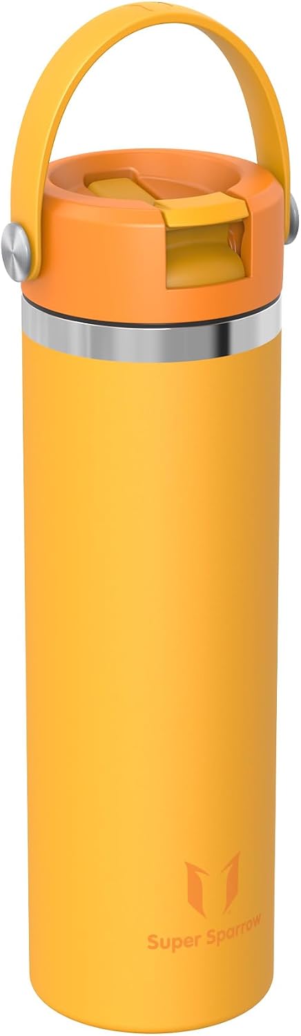 Detalle de Sparrow Trinkflasche Edelstahl 750ml – Weithals, SwivelSip, BPA-frei
