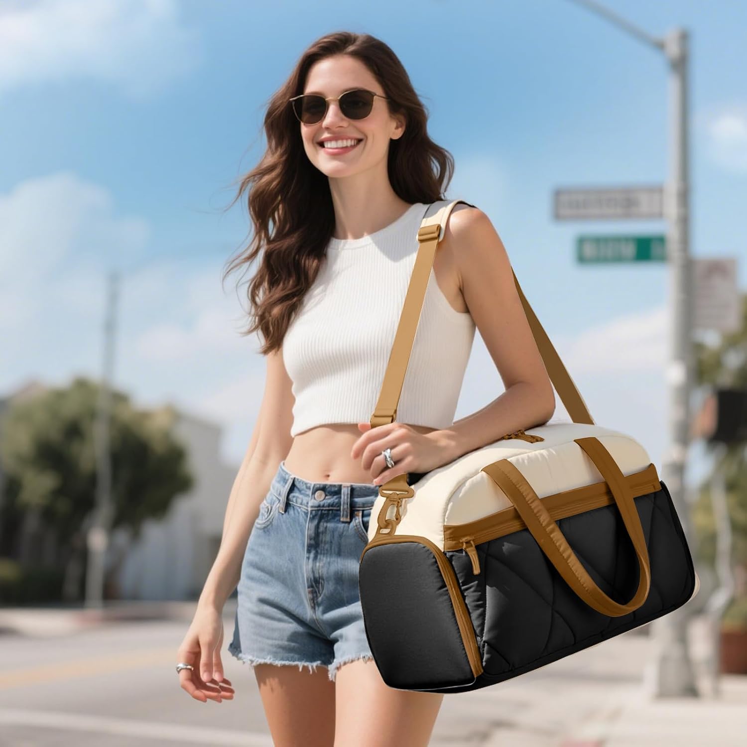 Detalle de Weekend Overnight Bag 25L Waterproof Holdall
