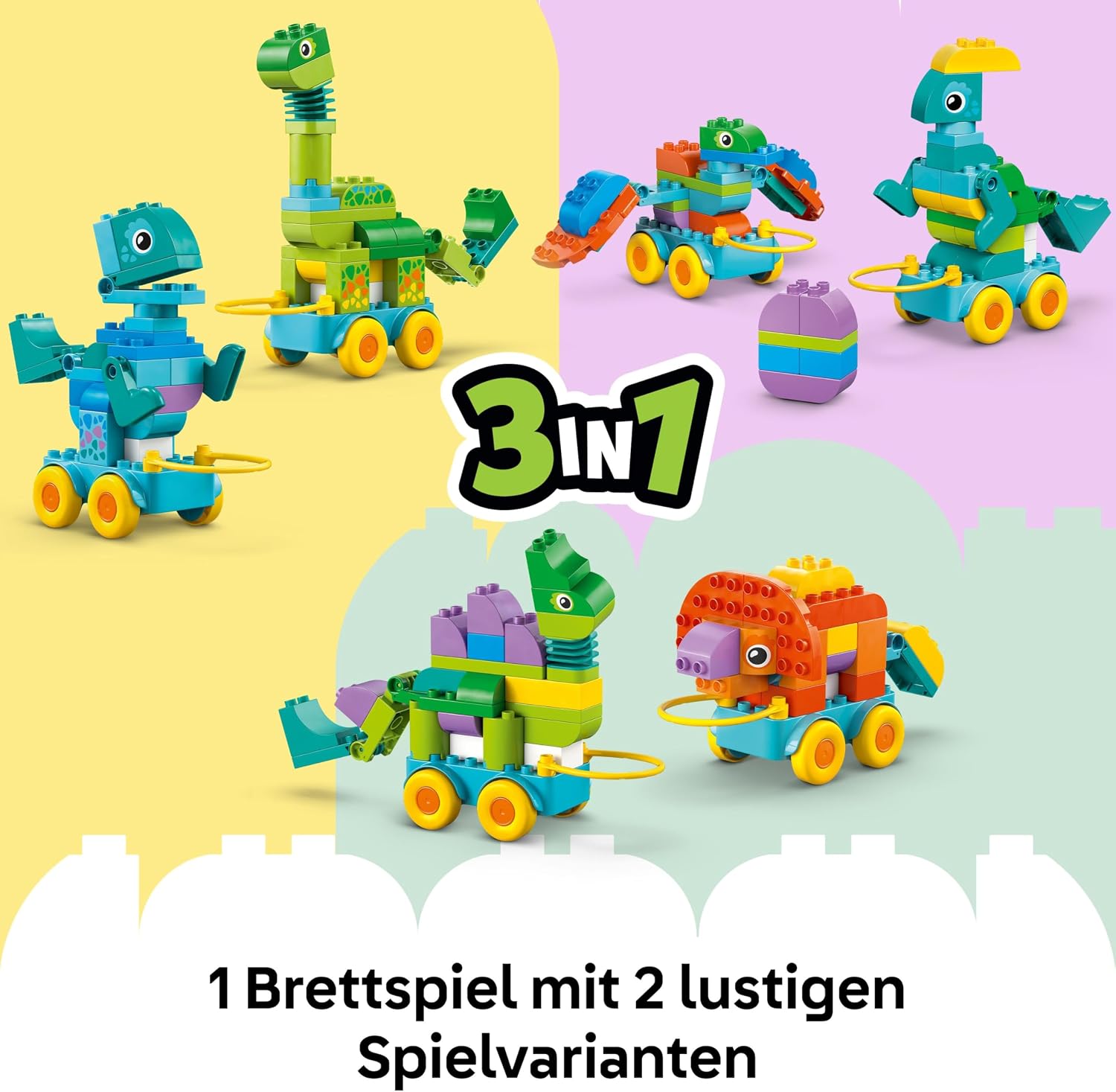 Detalle 2 de LEGO DUPLO 10451 Dinos auf Rädern