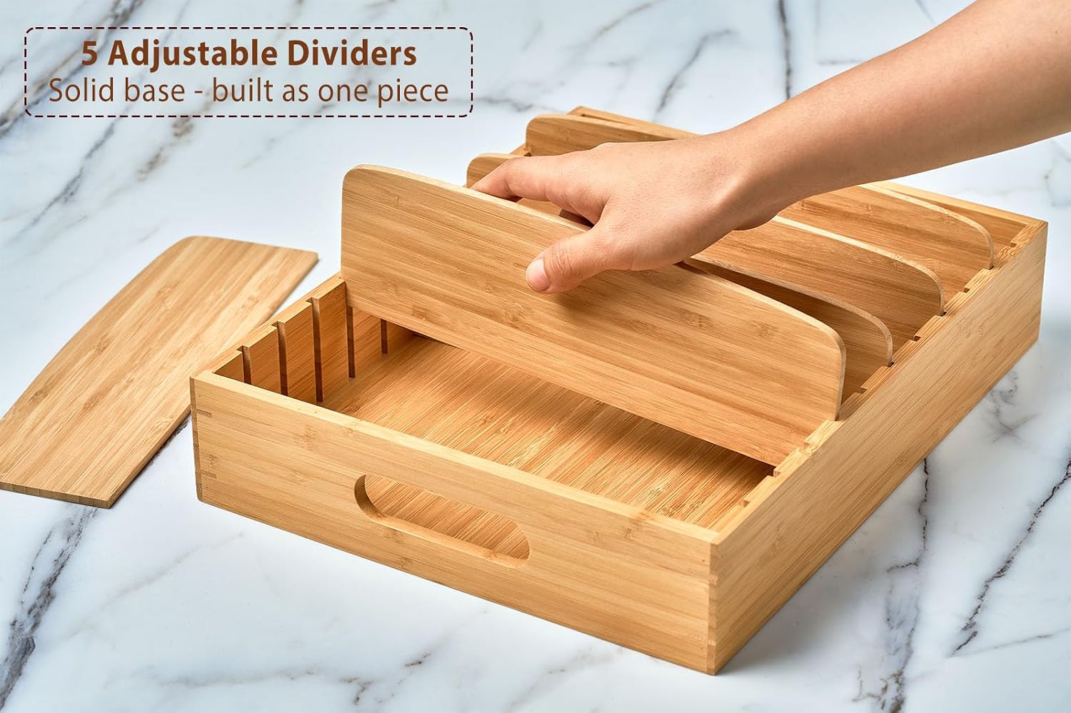 Detalle de Umilife Kitchen Organizer with Adjustable Dividers