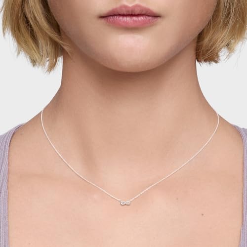 Thumbnail 5 de TOUS Collar corto de plata de primera ley con motivo infinito (45 cm)