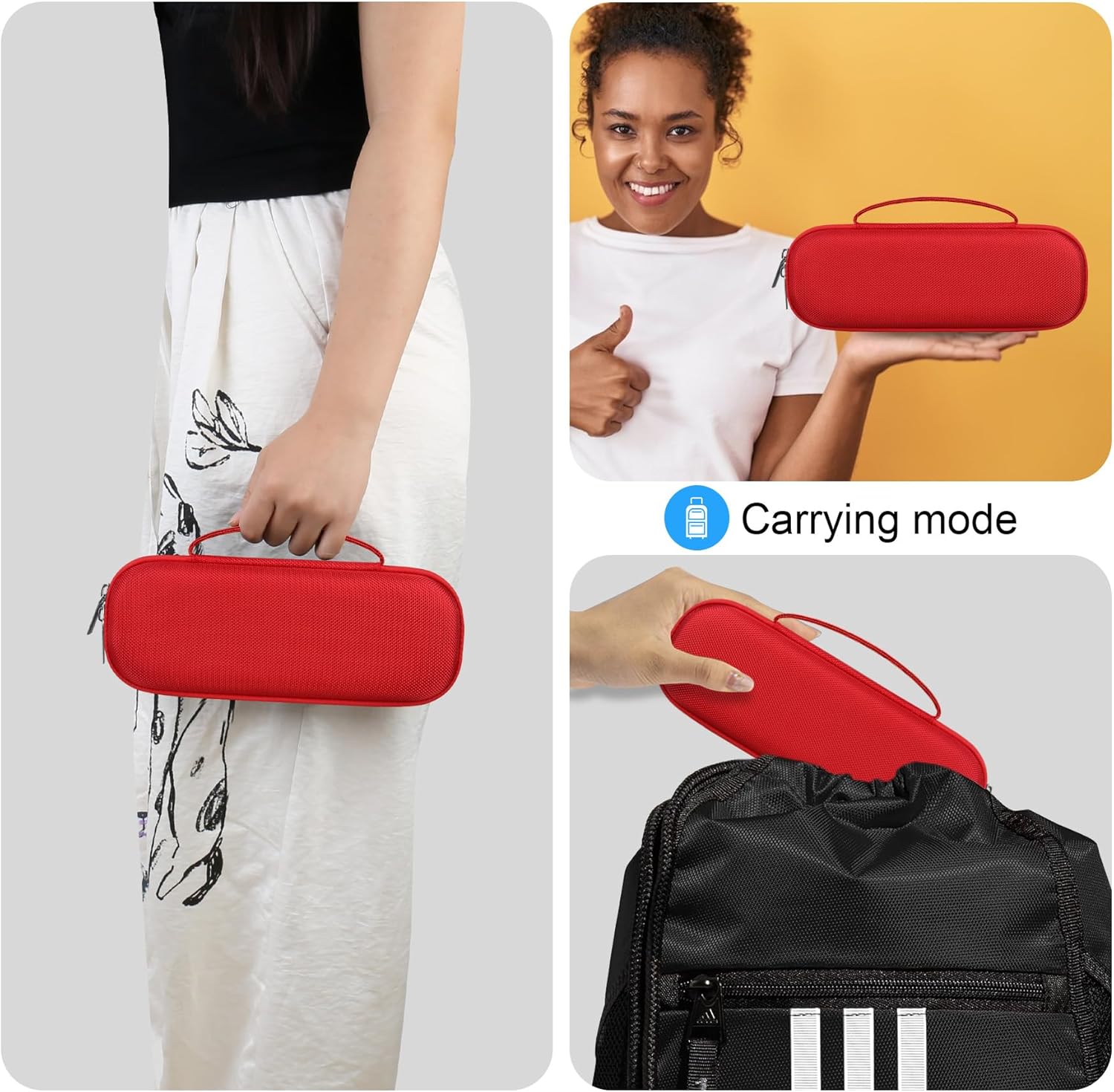 Thumbnail 1 de RAIALL Carrying Case for Beats Pill (Latest Release) – Protective Hard Case in Red