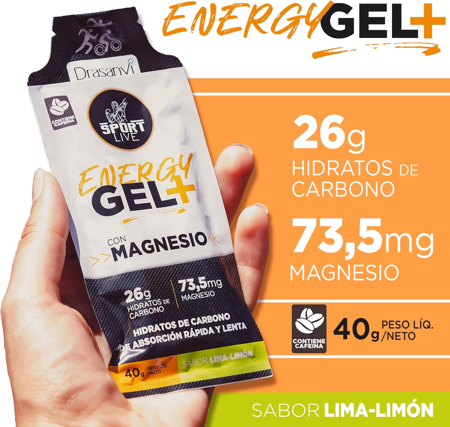 Thumbnail 3 de DRASANVI Gel Energético Lima-Limón 🍋 | Más Energía y Recuperación