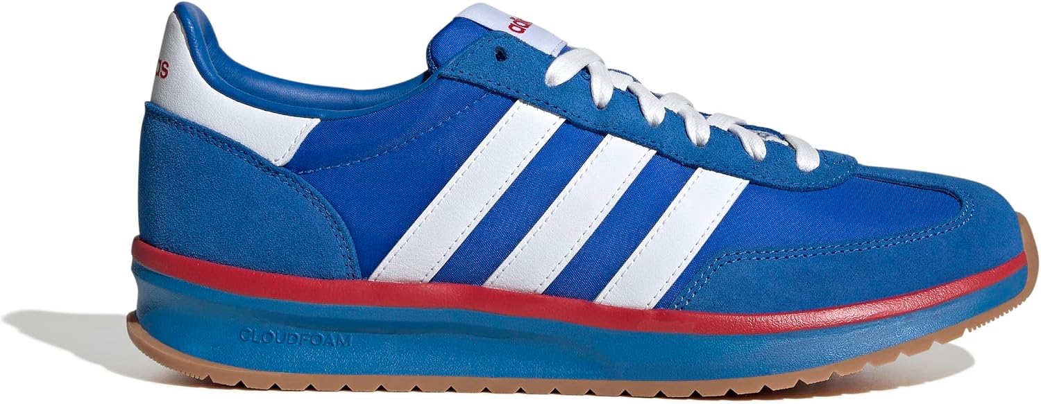 Detalle 2 de adidas Run 70S 2.0 Shoes para Hombre - Bright Royal/FTWR White/Better Scarlet, talla 43 1/3 EU