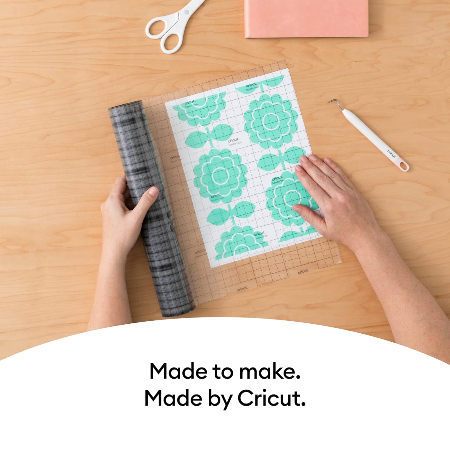 Thumbnail 3 de Cricut Unbeschichtetes Transferband 4,6 m (15 Fuß) – zuverlässiges Transferband für Vinyl-Designs