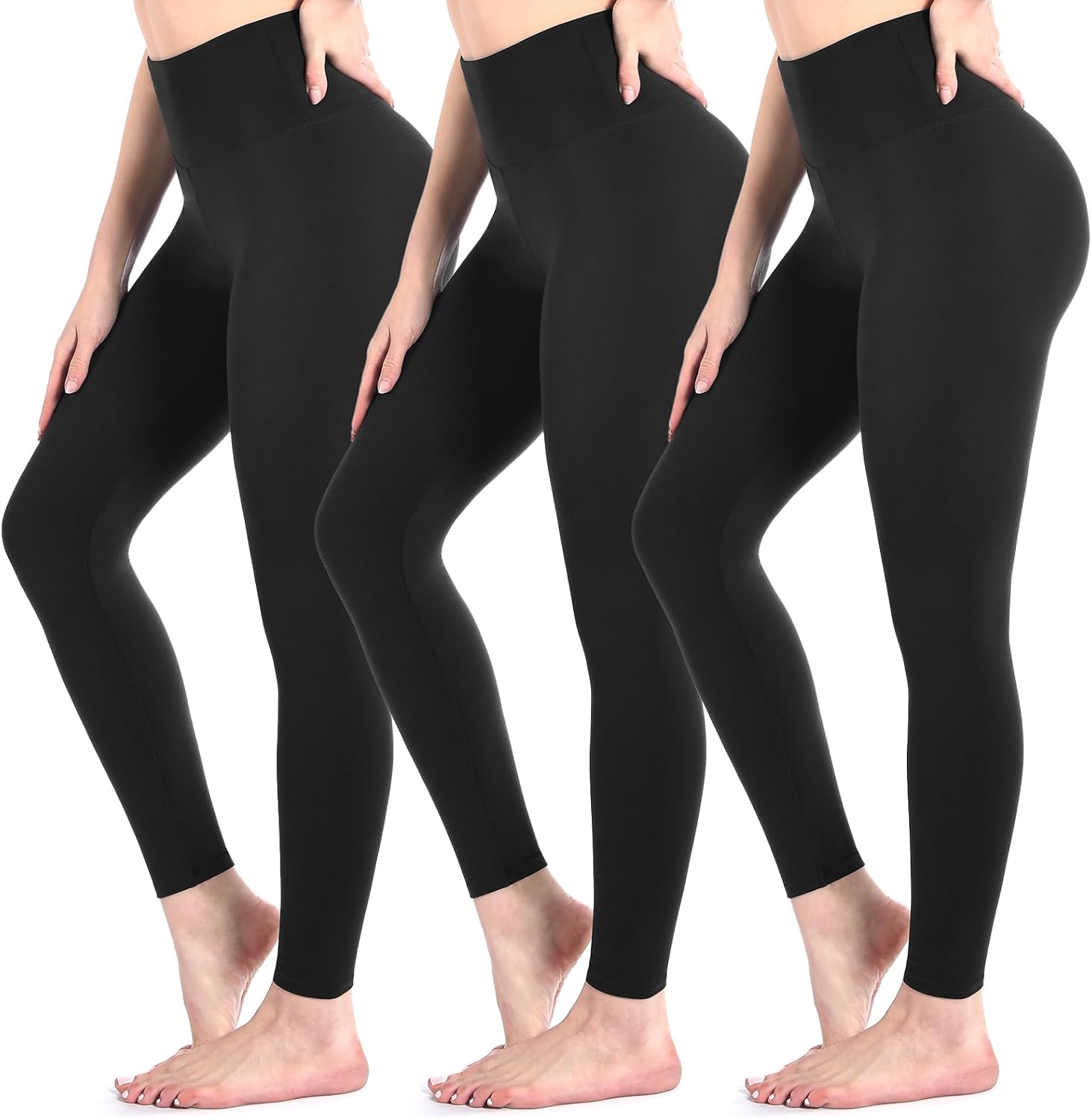 Detalle de Sanpetix 3 Pack Black Leggings 3-pack