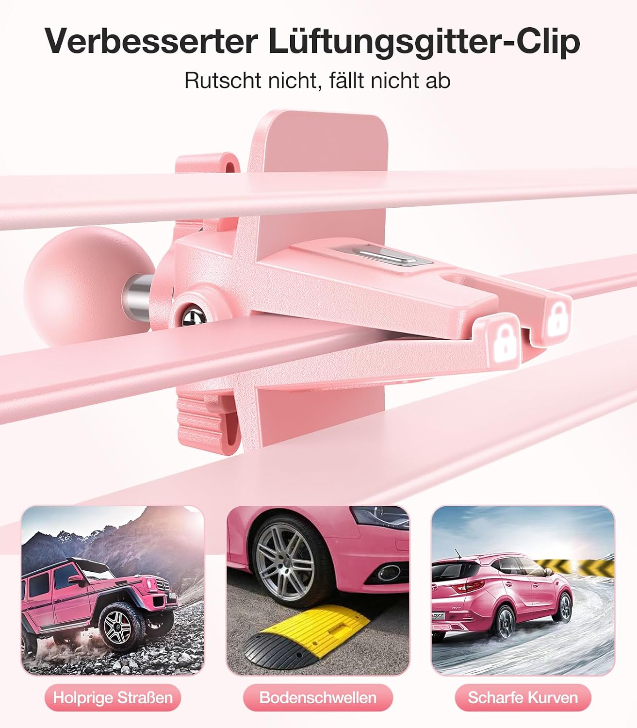 Thumbnail 3 de VICSEED Magnet-Handyhalterung fürs Auto mit 20 xN55 Magnet und 360° Schwenkkopf (für Magsafe & Smartphones)