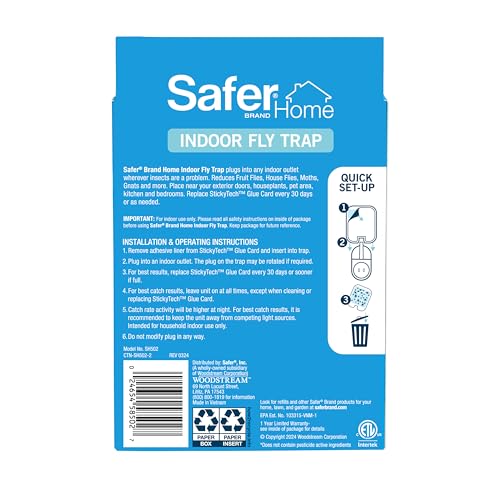 Thumbnail 7 de Safer Home Flying Insect Trap, Plug-In Indoor Fruit Fly Trap (1-Pack) by Safer