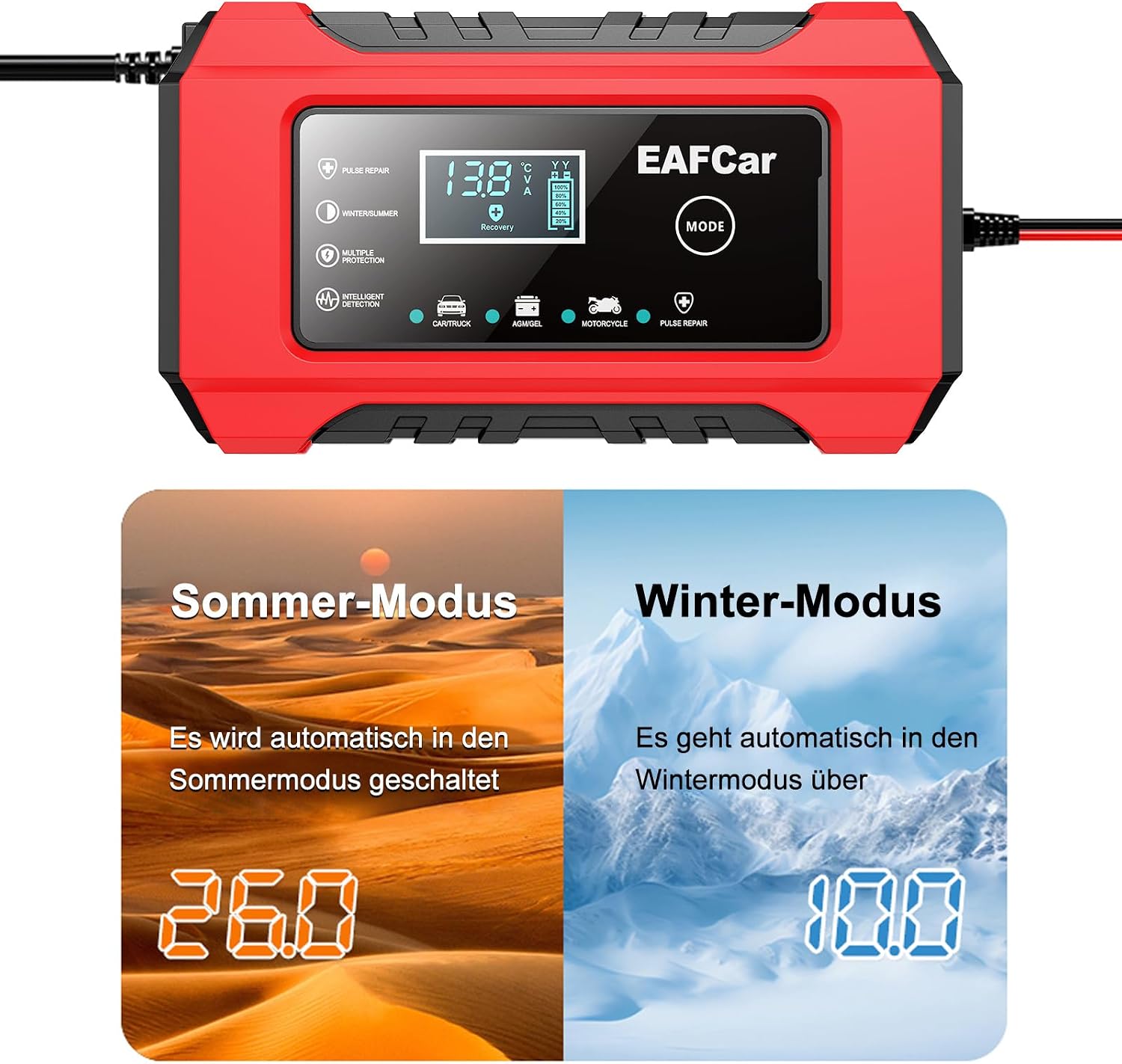 Thumbnail 4 de EAFCar 6A Autobatterie Ladegerät