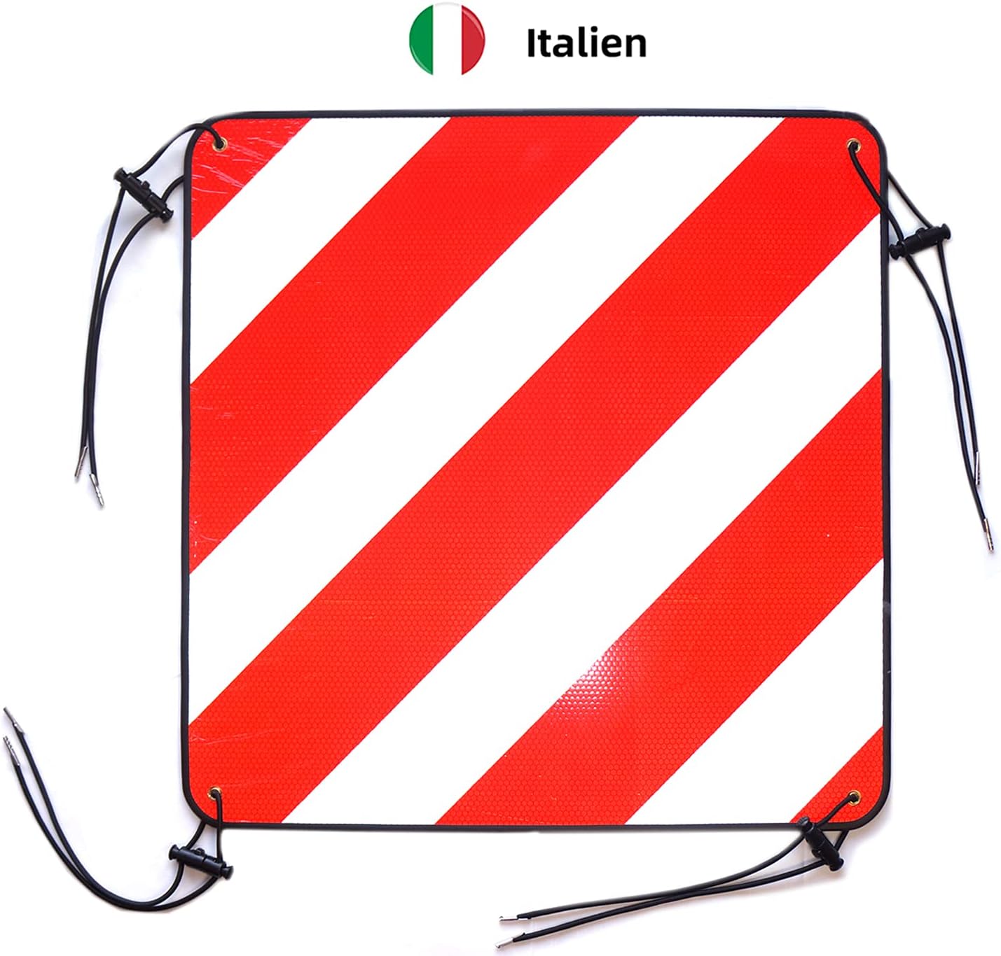 Thumbnail 3 de LIEBFIT 2in1 reflektierende Warntafeln für Italien & Spanien (Aluminium, 50 x 50 cm) mit 4 Spanngurten