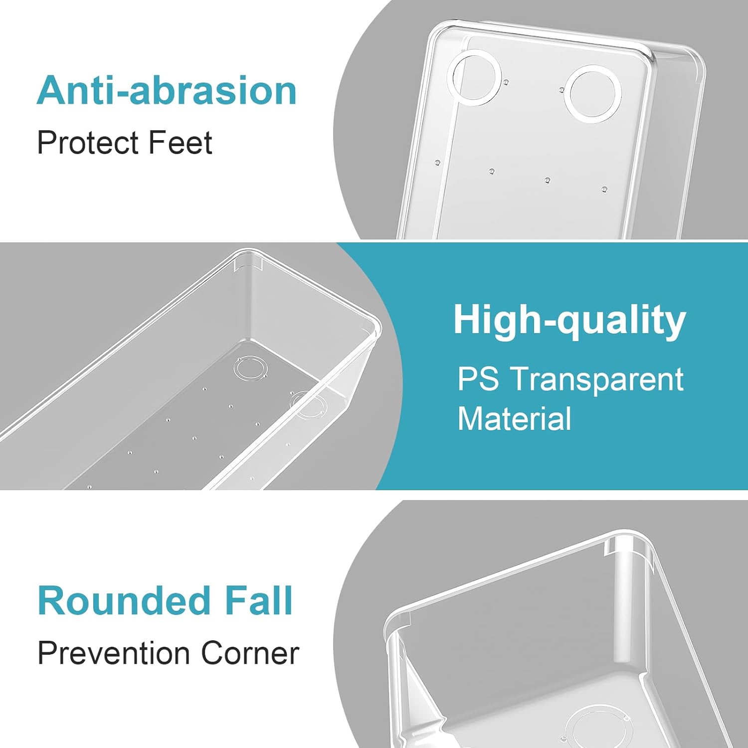 Thumbnail 4 de Radikor Schubladen Organizer (16 Stück) für Schminktisch, Büro & Küche – in 4 Größen