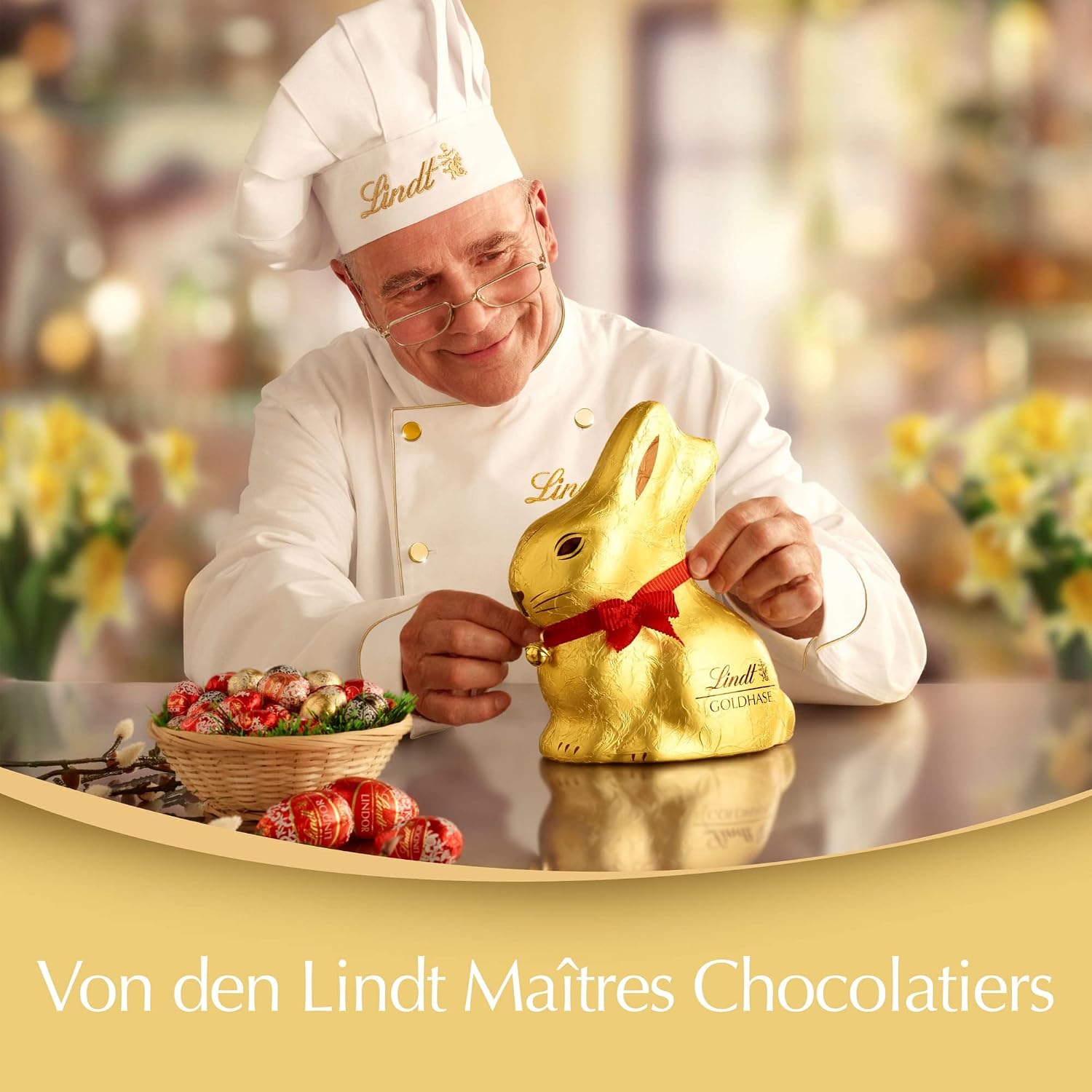 Detalle de Lindt GOLDHASE Mini Blumen Edition 6x50 g
