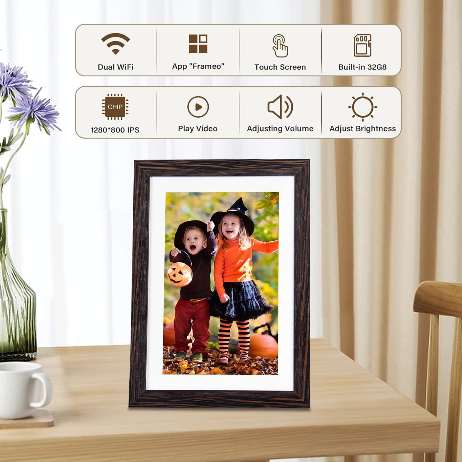 Detalle 2 de Hesmor Frameo 10.1 Inch Digital Photo Frame