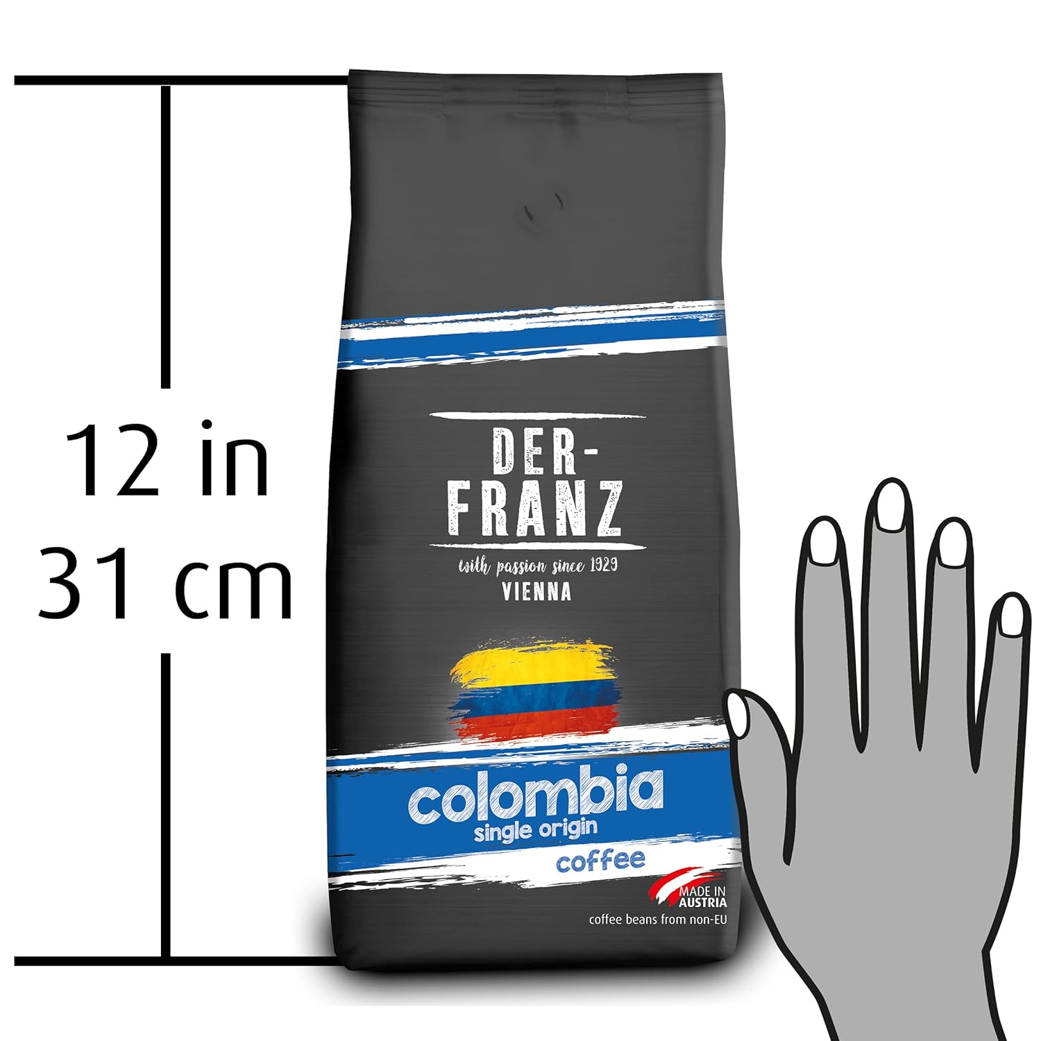 Thumbnail 6 de Der-Franz Columbia Single Origin Kaffee 1000 g