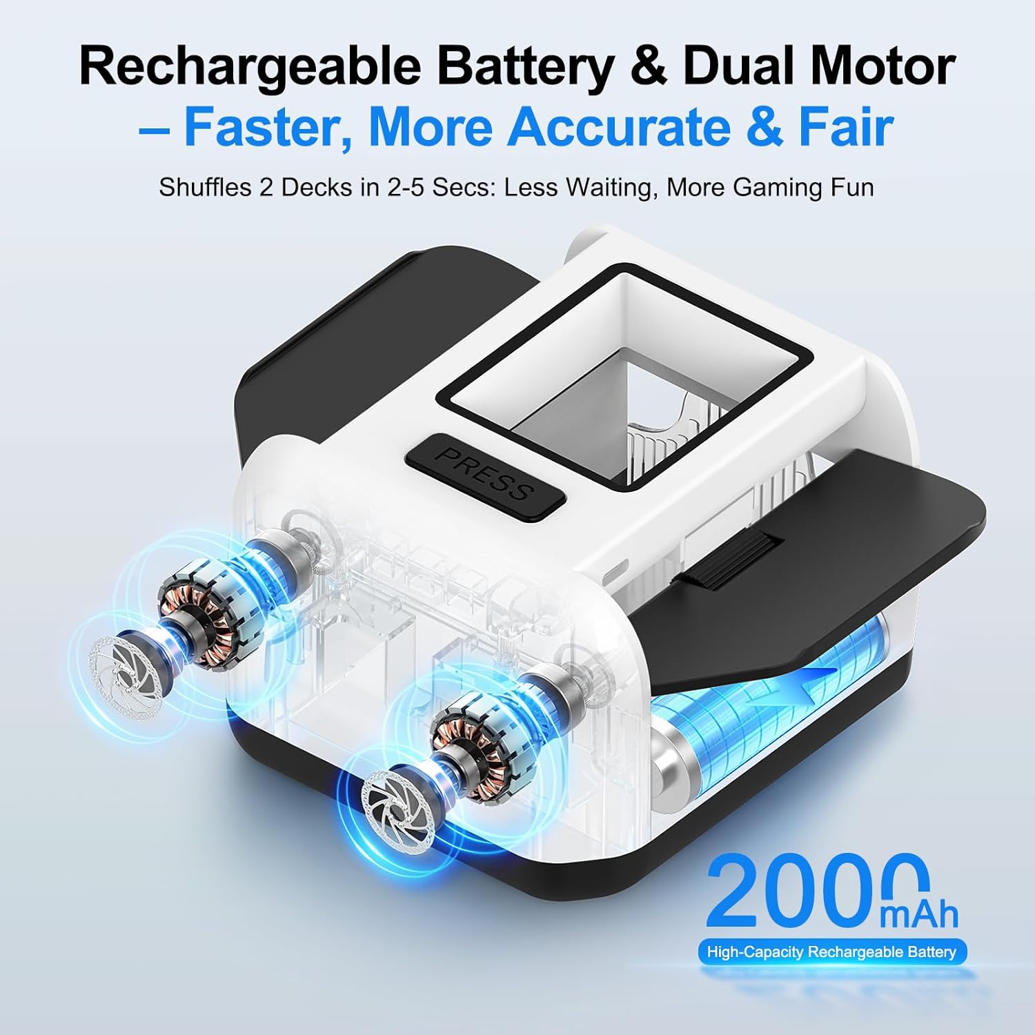 Thumbnail 4 de HUAYAGHFHD Automatic Card Shuffler 2000mAh ♠