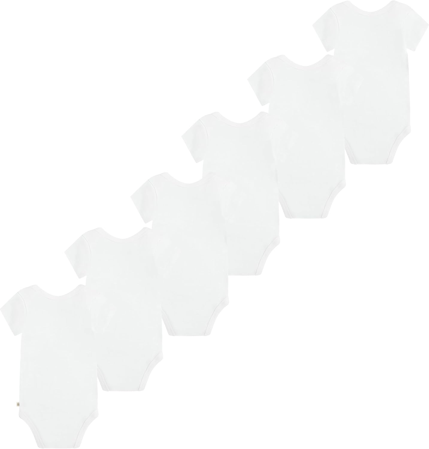 Thumbnail 1 de Pack de 6 bodies unisex HUGGIES Little Hugs en coton bio