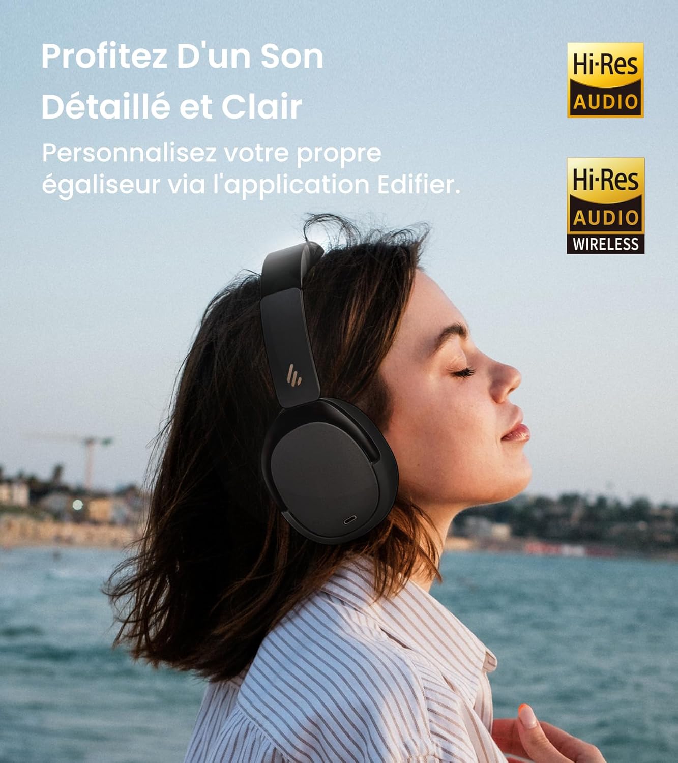 Detalle 2 de Edifier WH950NB Casque Bluetooth à réduction de bruit