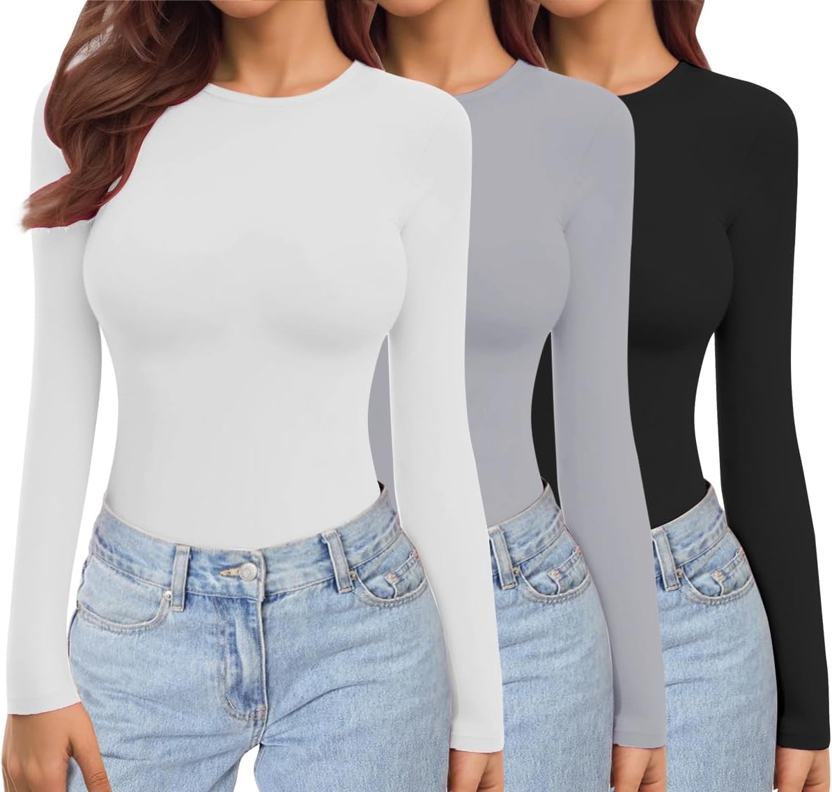 Thumbnail 5 de Ekouaer Maglie termiche donna 3 pezzi XS-XXL