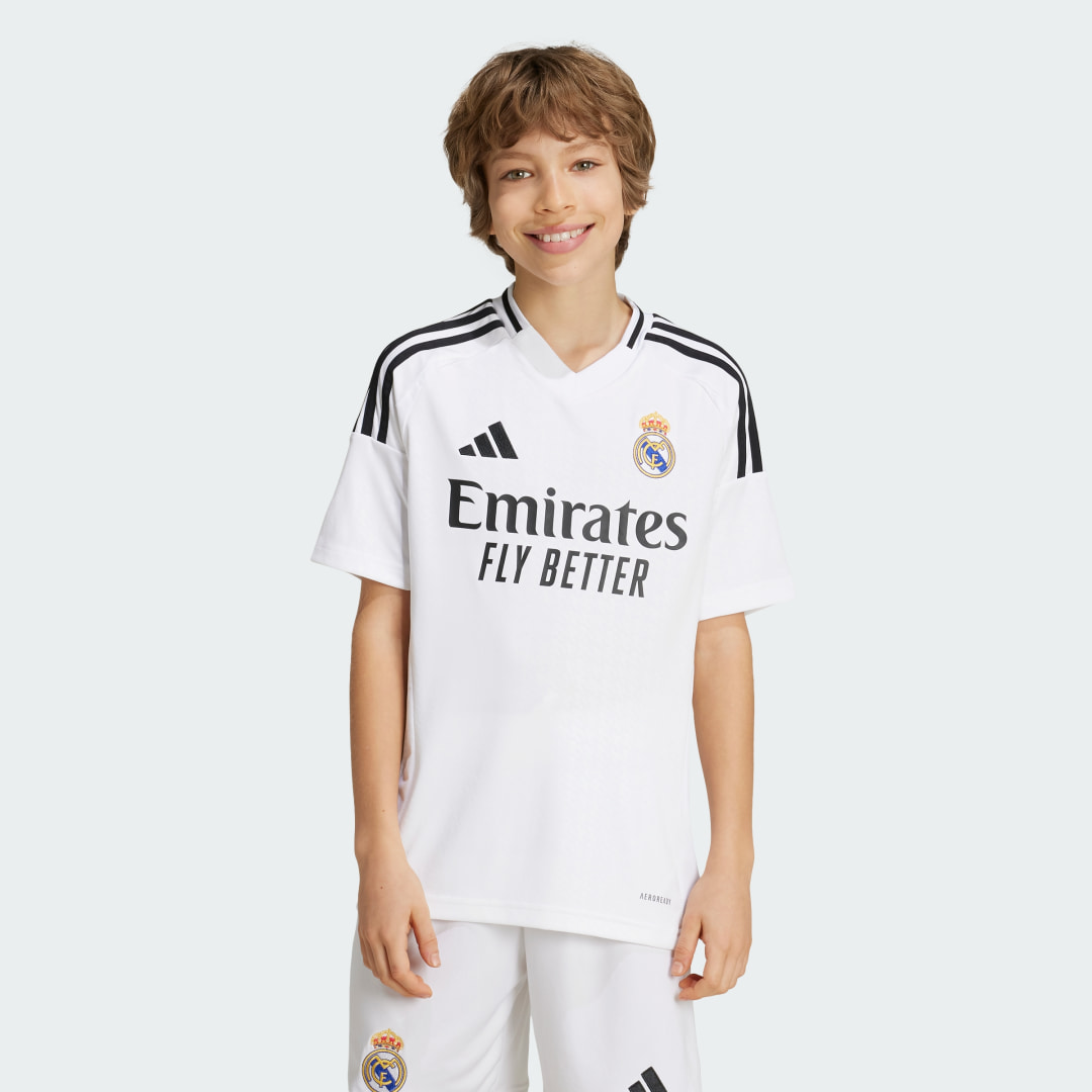 Detalle de Real Madrid 24/25 camiseta primera equipación Adolescentes