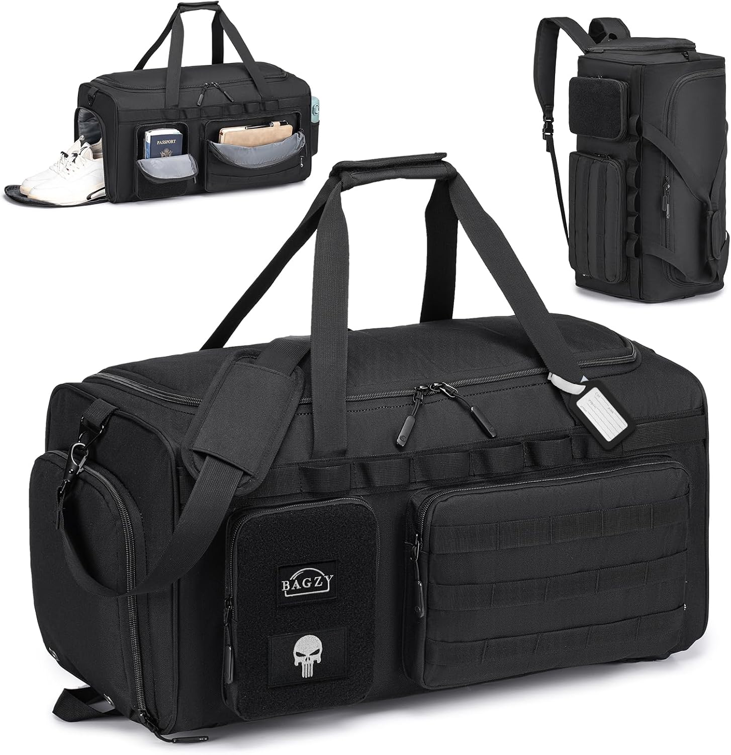 Detalle 2 de BAGZY Borsone Palestra 40 L, zaino da viaggio e sport