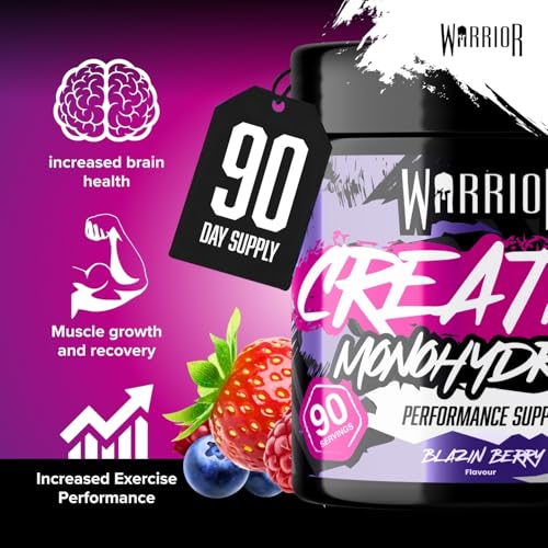 Thumbnail 4 de Warrior Creatine Monohydrate Powder 300g Pure Micronised – Clean, Vegan Strength Support