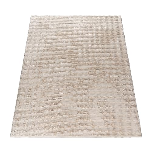 Thumbnail 5 de Paco Home Tapis de salon crème 120x160 cm ⚙
