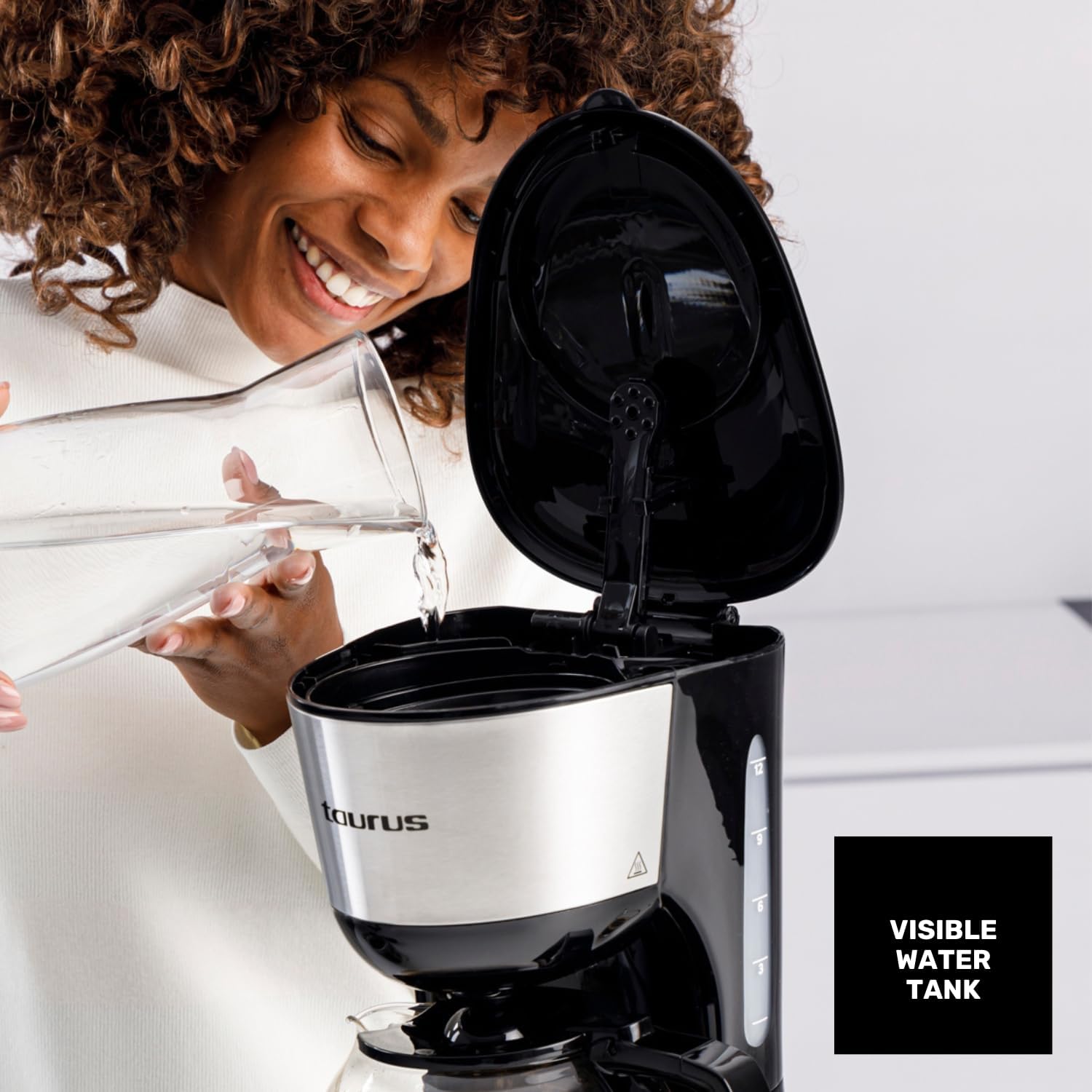 Detalle 2 de Cafetière Taurus Verona 12, 1000 W ⚙
