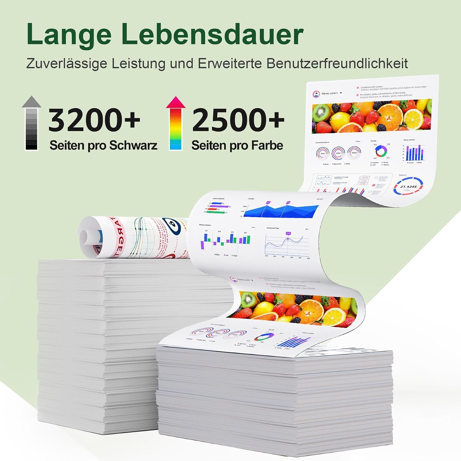 Detalle 2 de ONLYU 203X CF540X Toner-Set kompatibel für HP Color LaserJet Pro M281fdw & M254 Series