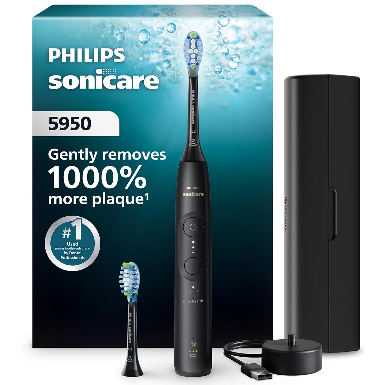 Detalle de Philips Sonicare 5950 Series Electric Toothbrush (HX7131/03) for Sensitive Gums