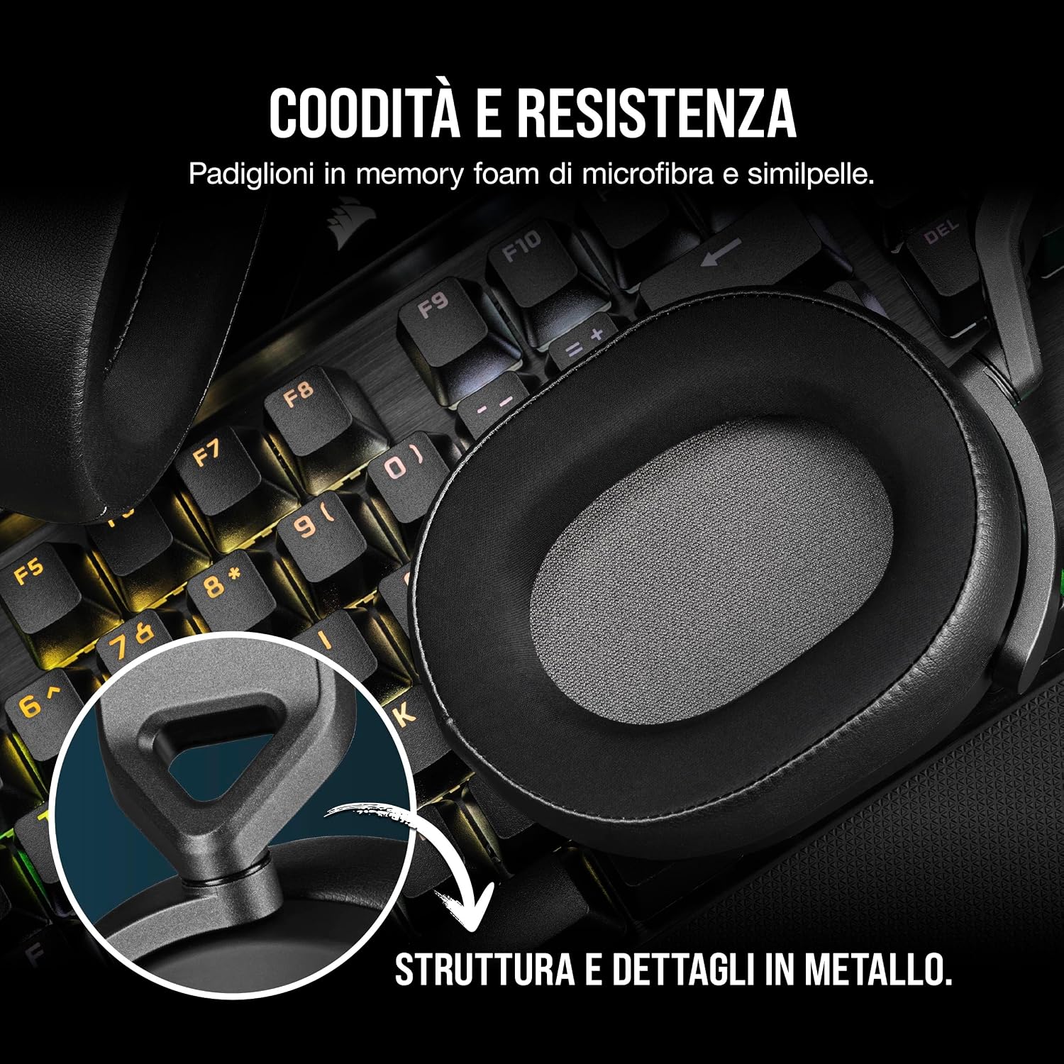 Thumbnail 5 de Corsair HS65 SURROUND Cuffie da Gioco