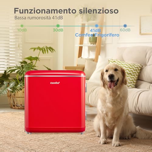 Detalle 2 de COMFEE' RCD50RE2EURT(E) Mini Frigo 47L – Design retrò, compatto e versatile