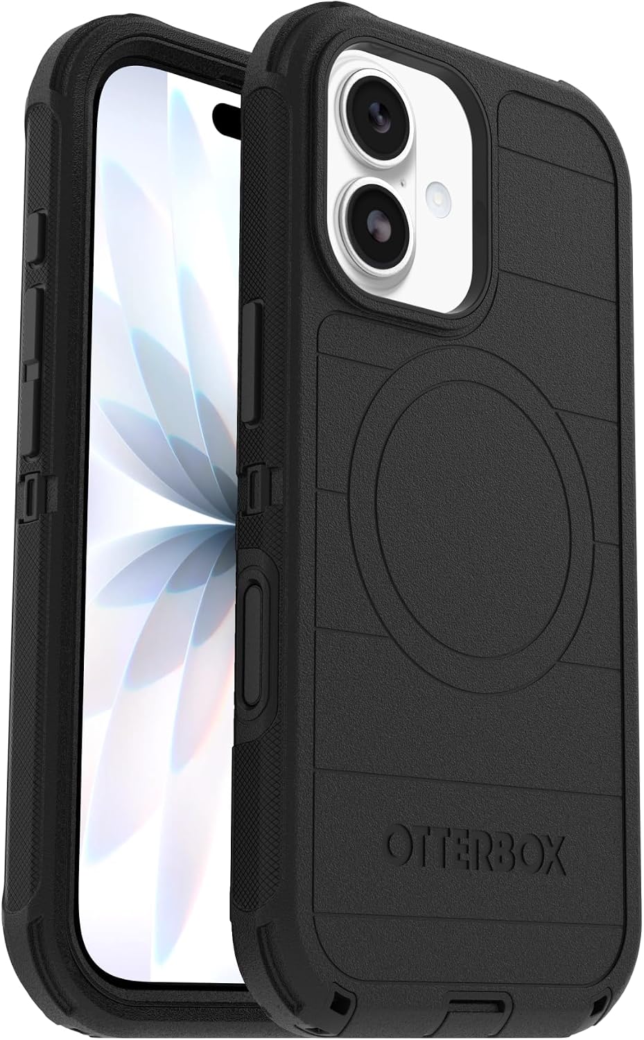 Detalle de OtterBox iPhone 17 Defender Pro Series Case – Black (MagSafe)