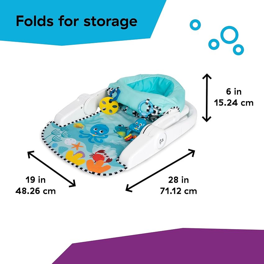 Detalle 2 de Baby Einstein Sea of Support 2 en 1, con bandeja