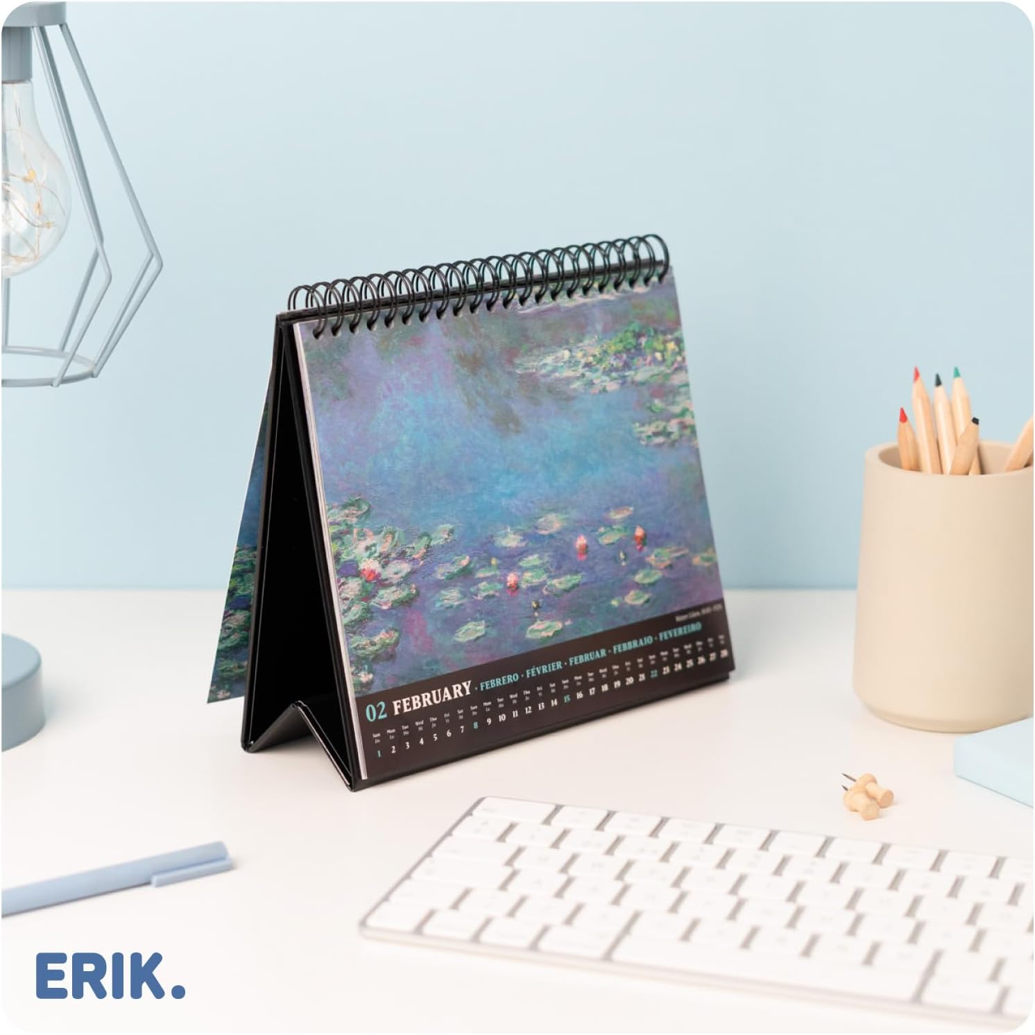 Thumbnail 5 de Grupo Erik Calendario sobremesa Monet 2026 — 19,5x16,5 cm