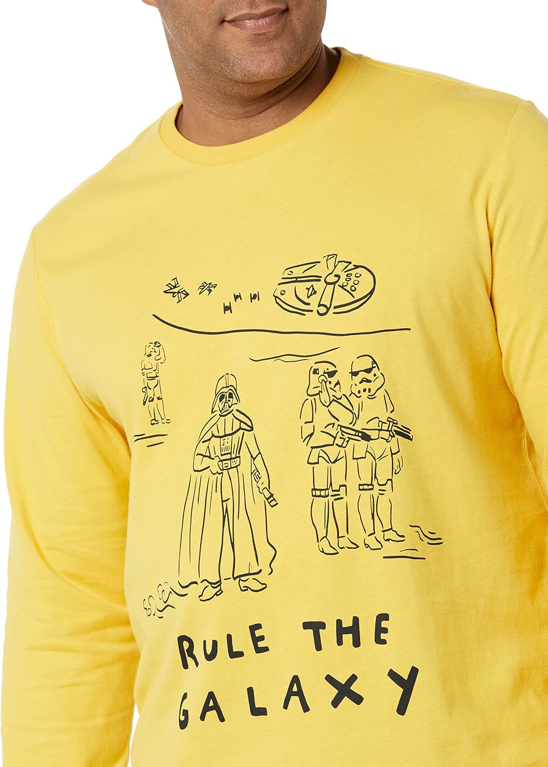 Thumbnail 2 de Amazon Essentials Disney | Marvel | Star Wars men’s long-sleeve T-shirts (pack of 2)
