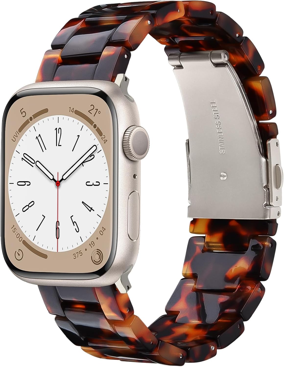 Detalle de V.R.HOPE Modern Lightweight Resin Watch Band 45mm