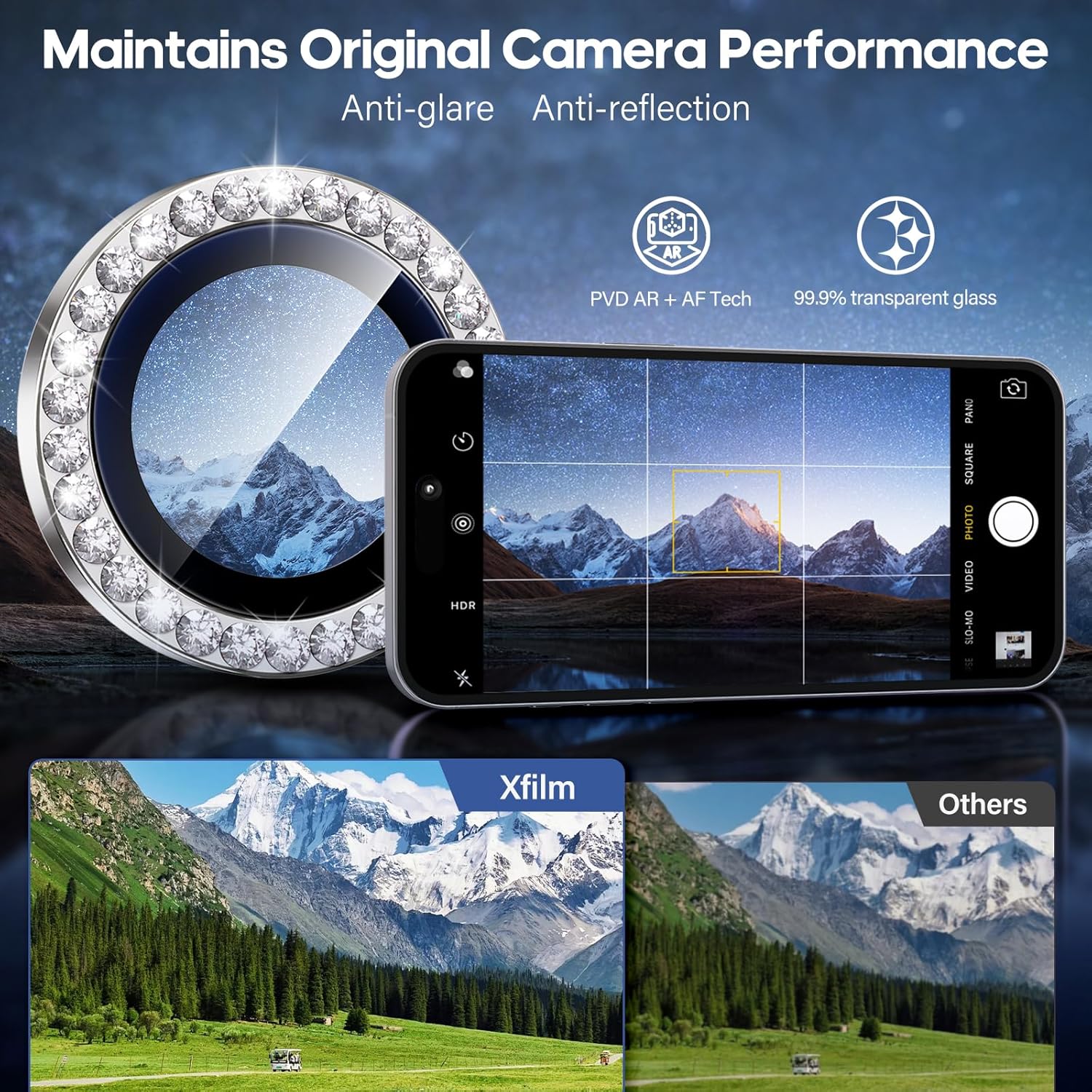 Detalle 2 de Xfilm iPhone 17 Pro Lens Protector 9H
