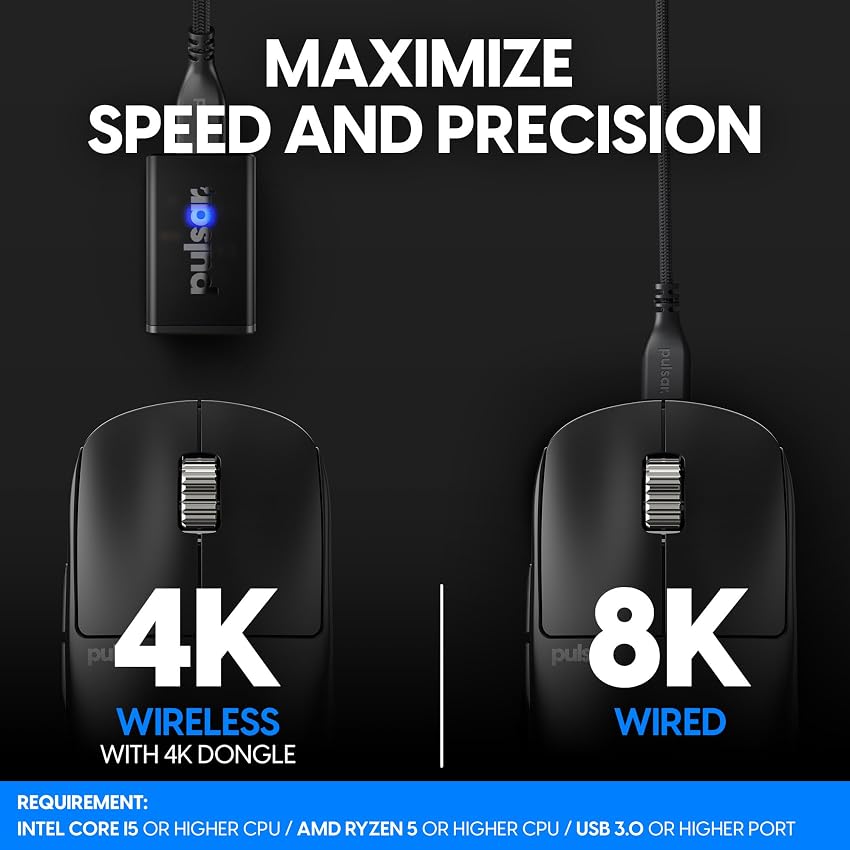Detalle 1 de Pulsar X2H ES Medium alfombrilla gaming (Negro) 🖱