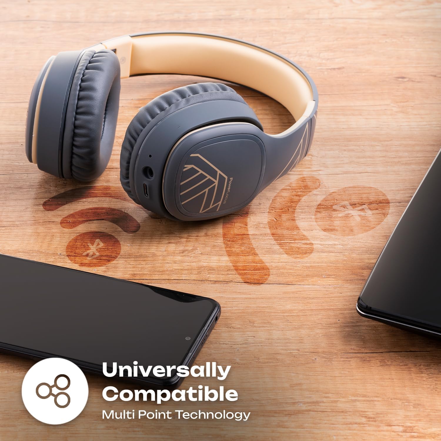 Thumbnail 5 de PowerLocus Wireless Headphones 50‑hour battery