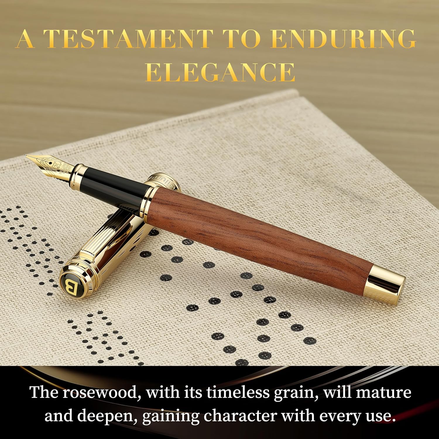 Thumbnail 2 de BEILUNER Fountain Pen Rosewood