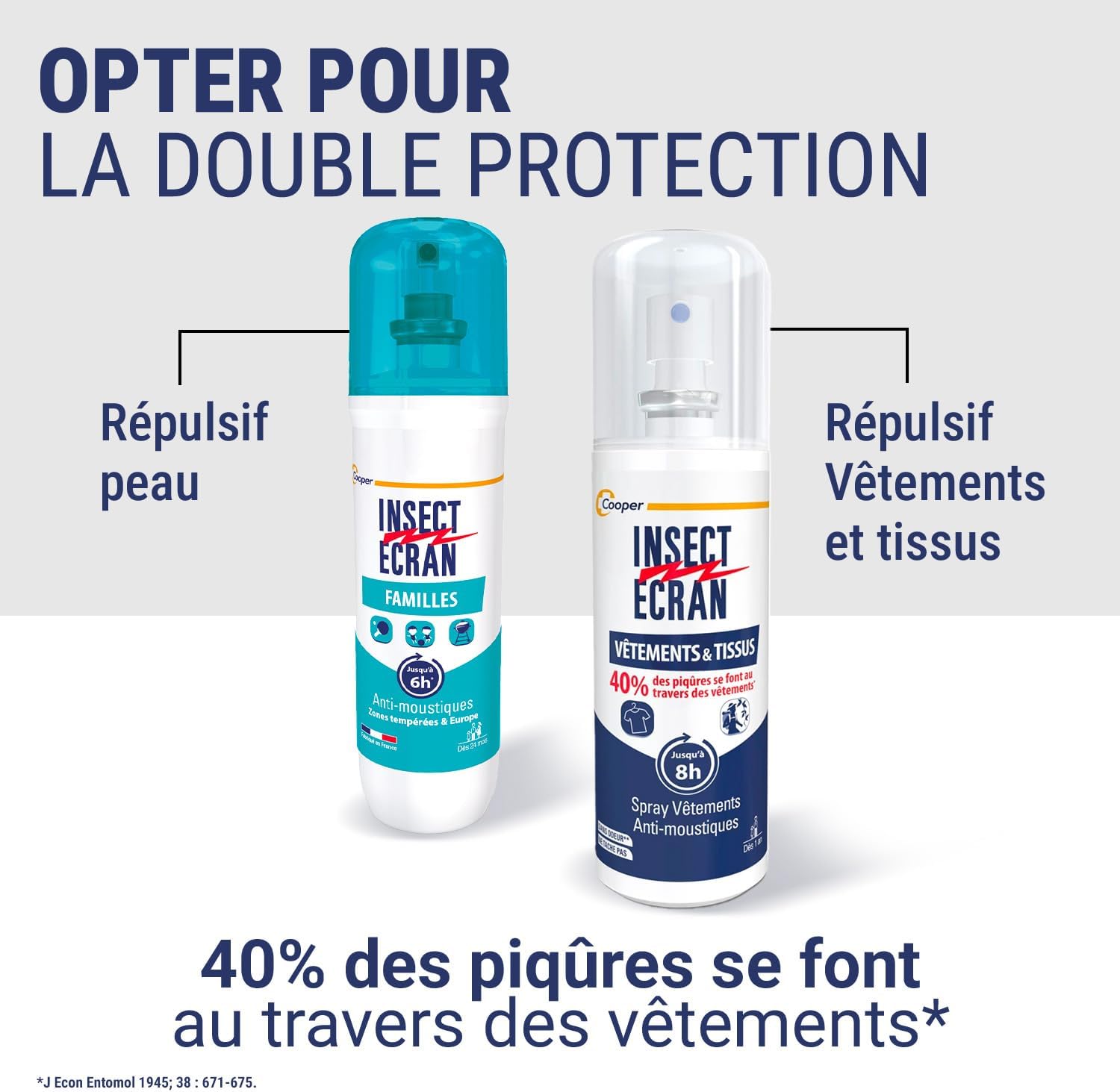Detalle de Insect Ecran Anti-Moustiques Familles — Spray répulsif 200 ml, efficacité jusqu’à 6 heures