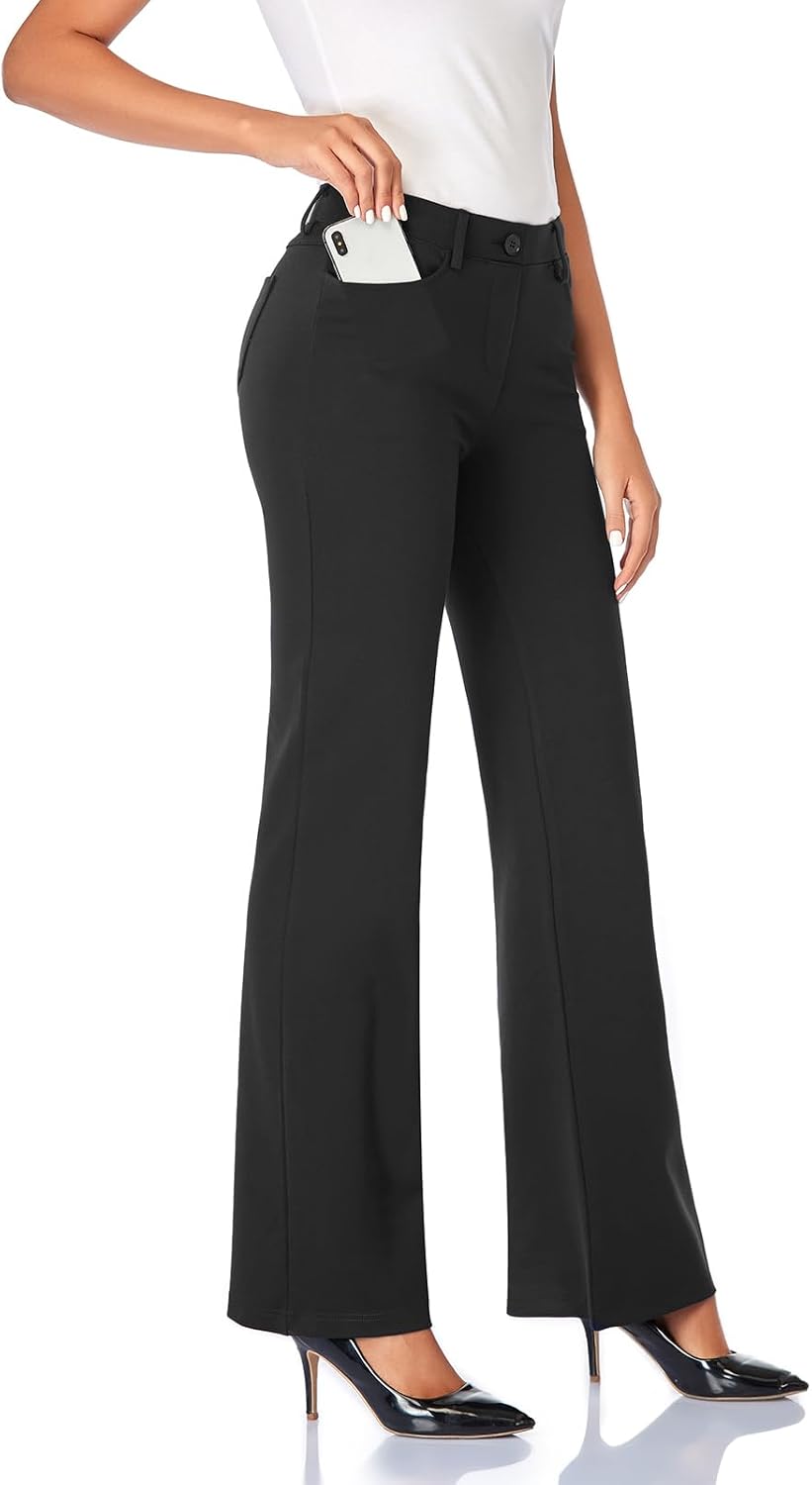 Detalle de Tapata Women's Stretchy Bootcut Dress Pants 32"